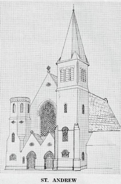 Original sketch of St Andrews circa 1860s Original sketch of St Andrews circa 1860s